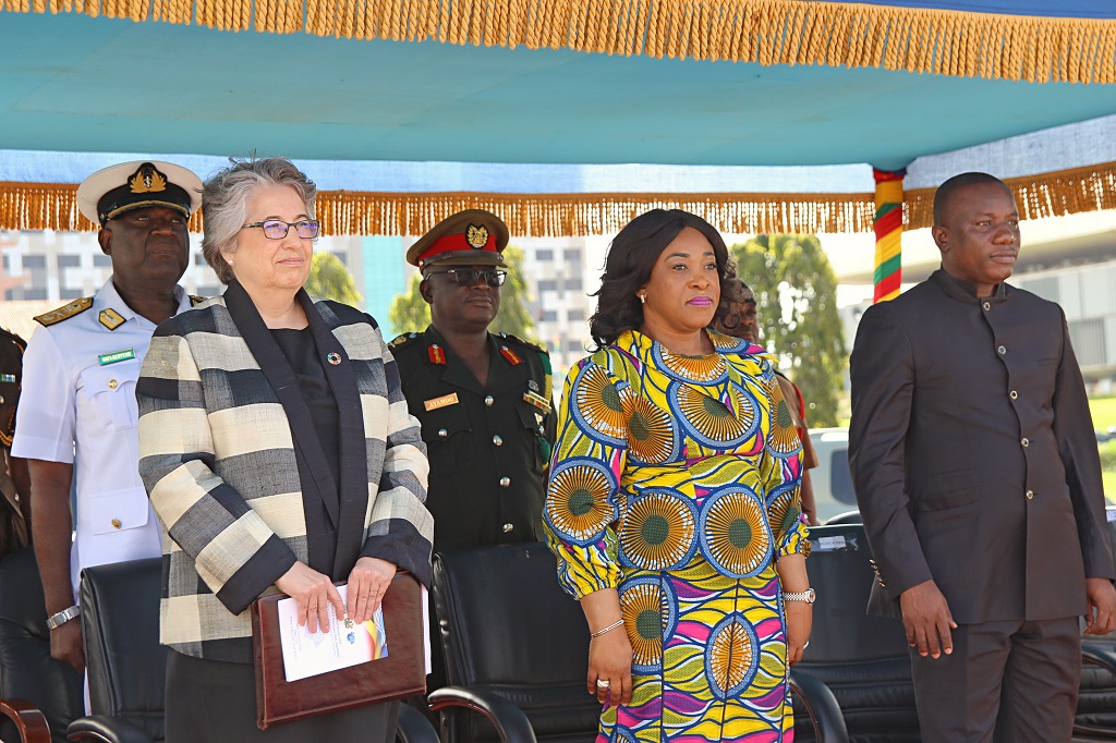 Flag Raising and Wreath Laying Ceremony at the Forecourt  of the State House, on the occasion of the 70th Annivesary of the International Day of United Nations Peacekeepers